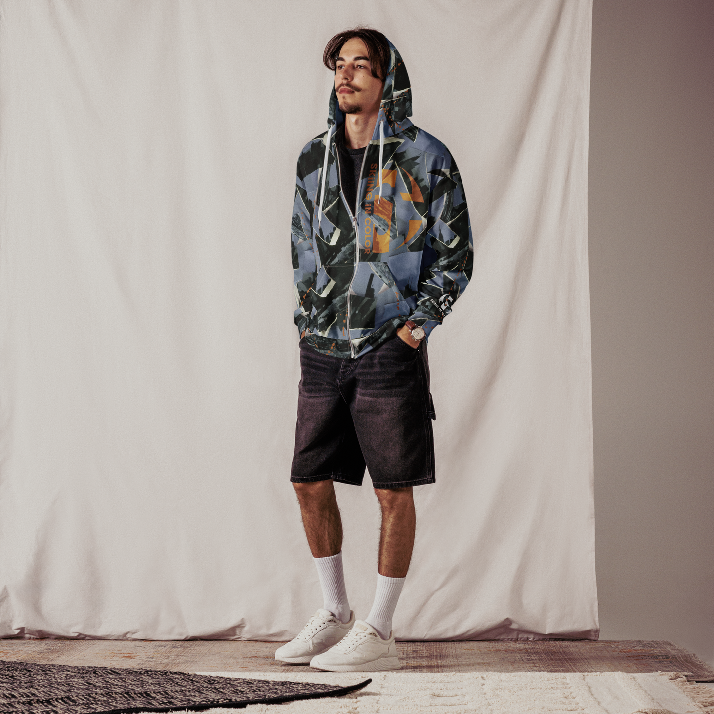 TORN Unisex zip hoodie