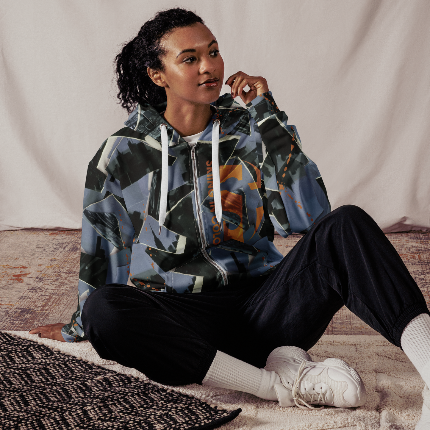 TORN Unisex zip hoodie